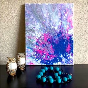 Abstract Fluid Art Pour Painting